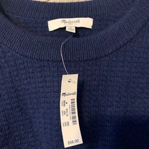 NWT Madewell Blue sweater